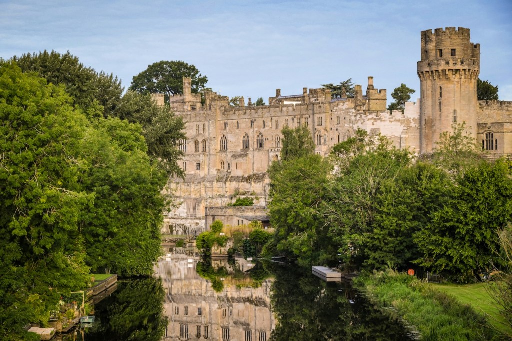 A view of Warwick Castle.